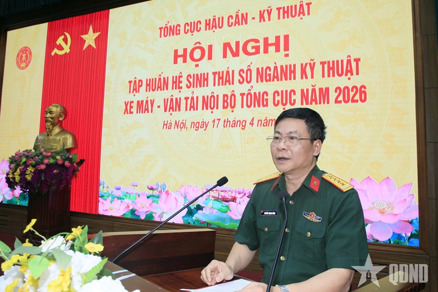 Tổng cục Hậu cần-Kỹ thuật tập huấn hệ sinh thái số ngành kỹ thuật xe máy-vận tải