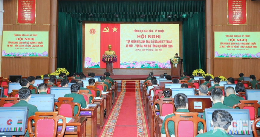 Tổng cục Hậu cần-Kỹ thuật tập huấn hệ sinh thái số ngành kỹ thuật xe máy-vận tải