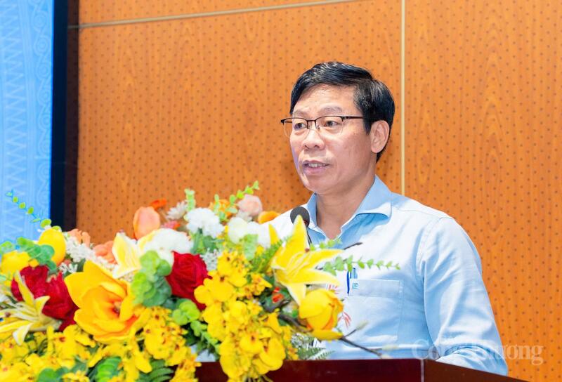 PGS.TS Nguyễn Xuân Hoàn - Hiệu trưởng Trường Đại học Công Thương TP. Hồ Chí Minh. Ảnh: Thanh Minh.
