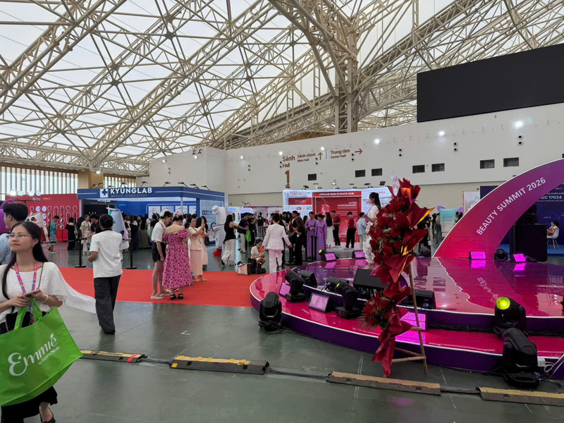 Beauty Summit 2026 còn hướng tới mục tiêu xúc tiến thương mại thực chất thông qua hoạt động kết nối giao thương giữa doanh nghiệp mỹ phẩm và các hệ thống phân phối. Ảnh: Ngọc Hoa