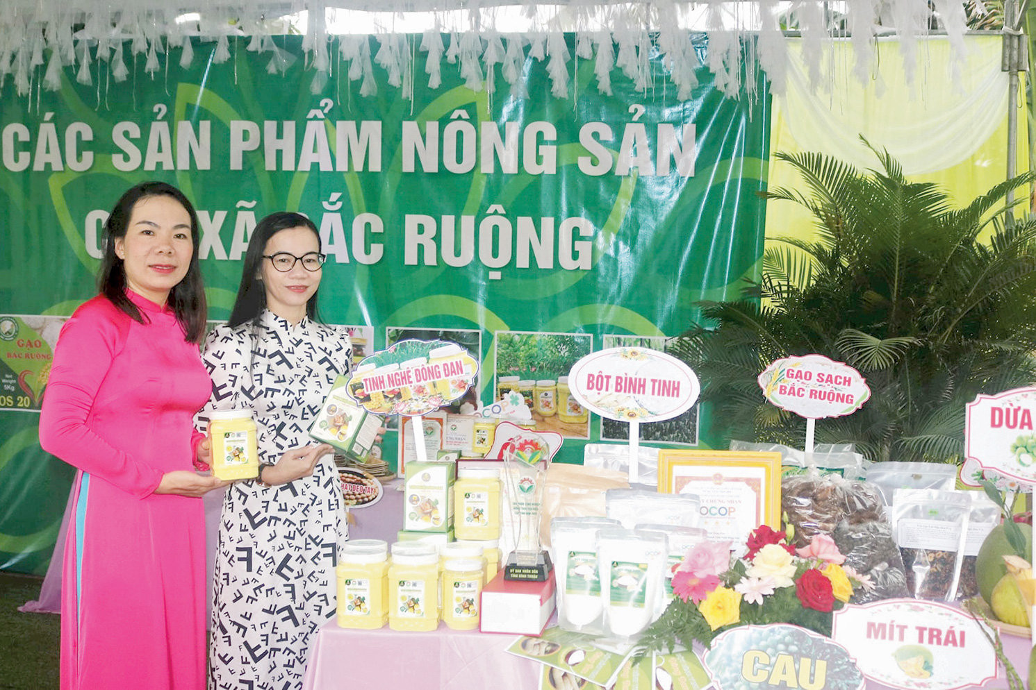 Tinh nghệ Đông Đan, bột bình tinh - sản phẩm OCOP của xã Bắc Ruộng