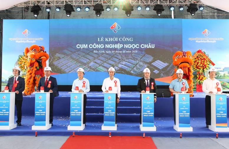 Bắc Ninh khởi công cụm công nghiệp gần 1.000 tỷ đồng - Ảnh 1